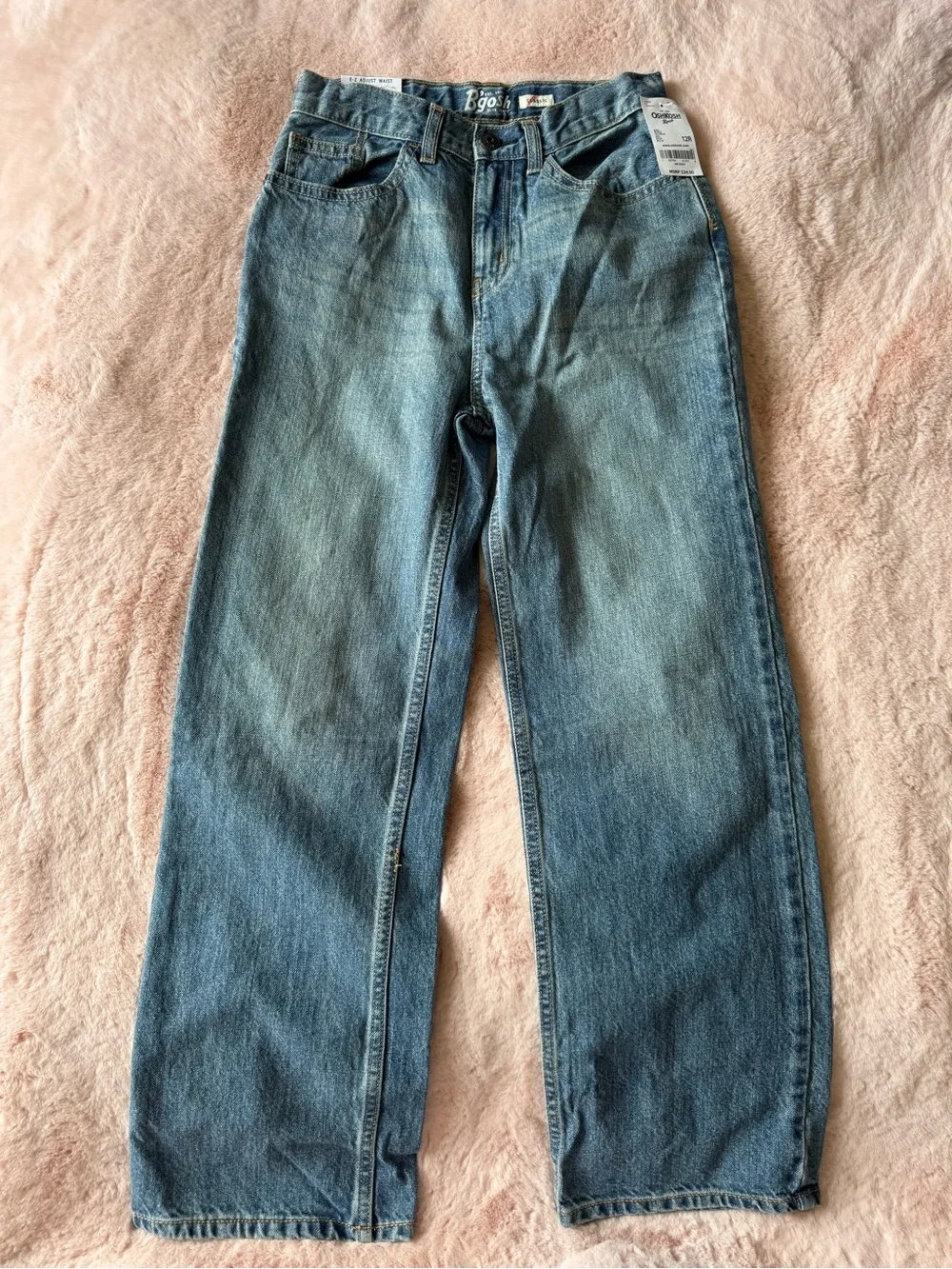 NWT OshKosh B’gosh Classic Denim Jeans Size 12R Boys Blue